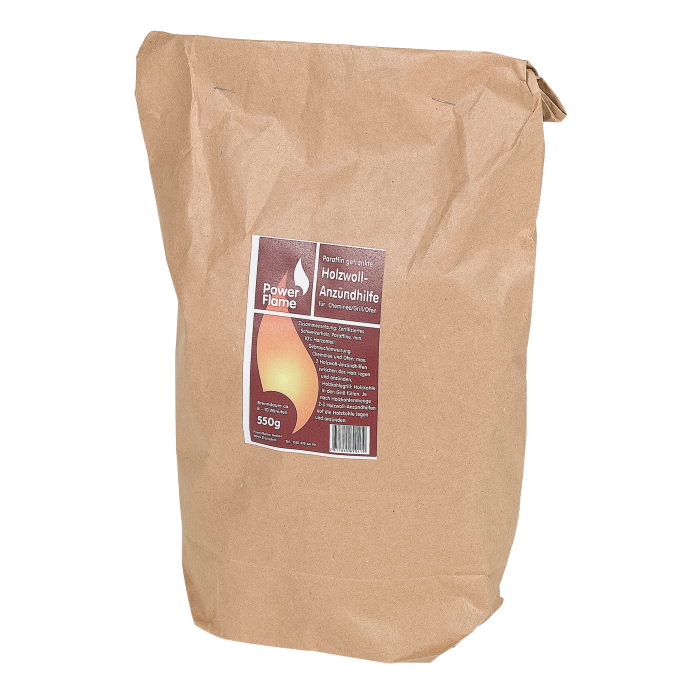 Powerflame Accendifuoco in lana di legno confezione da 50 55190