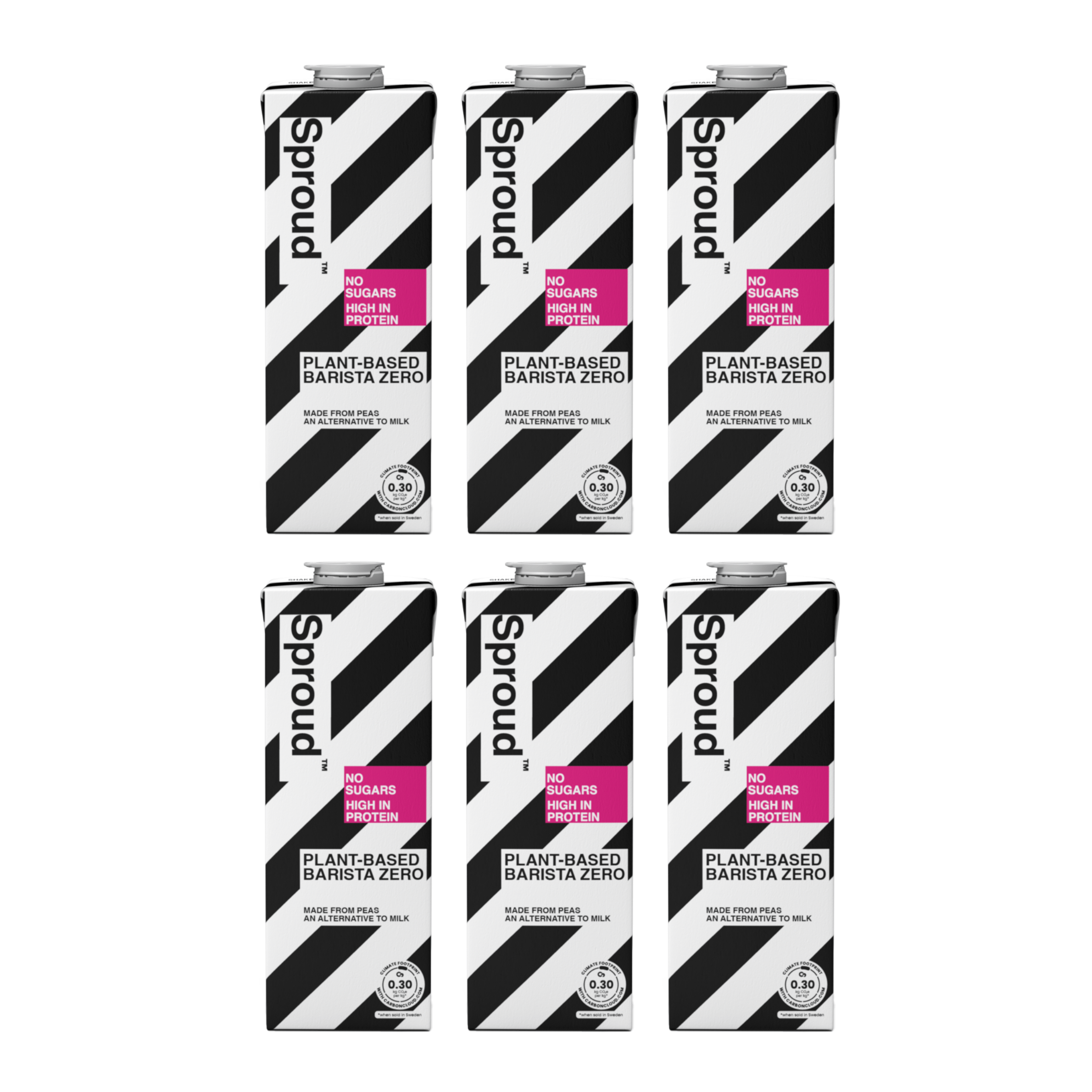 Barista Zero boisson a base de pois 1L Sproud Lot de 6 786 1