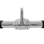 Barre en acier avec poignees pour tirage a la poulie 1 v2