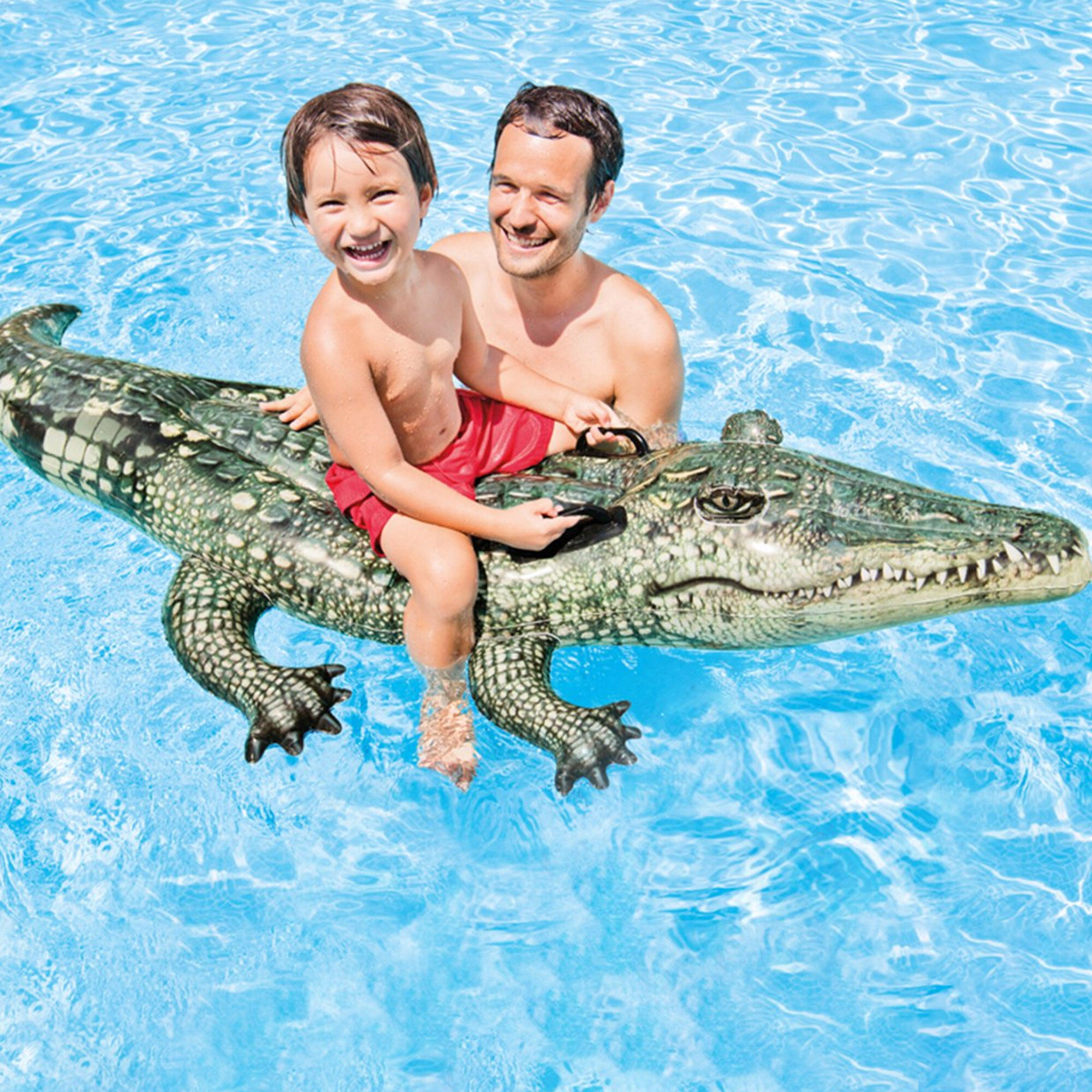 Bouee alligator gonflable Gator Ride Oon Intex 94606 1