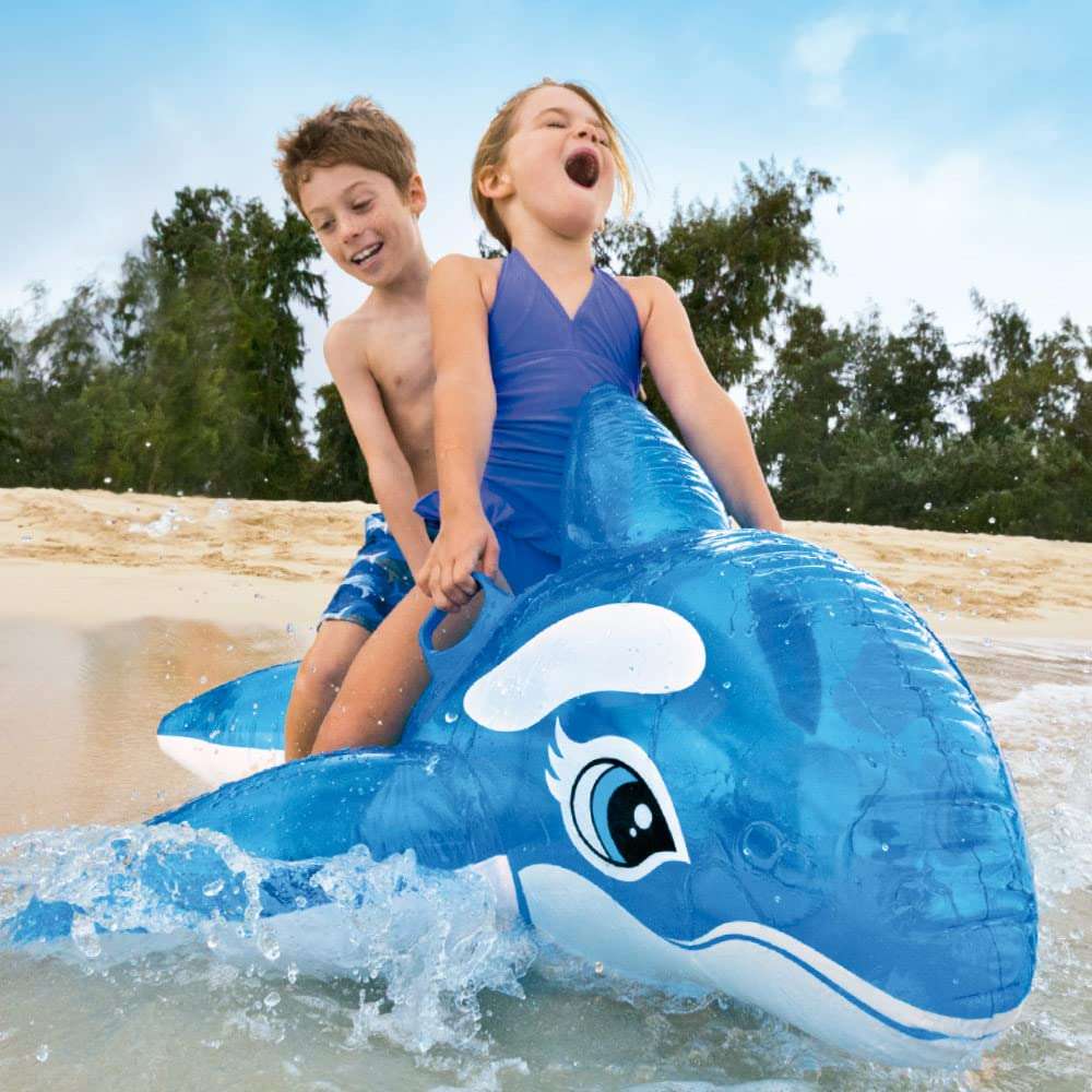 Bouee baleine gonflable Whale Ride On Intex 75720 1
