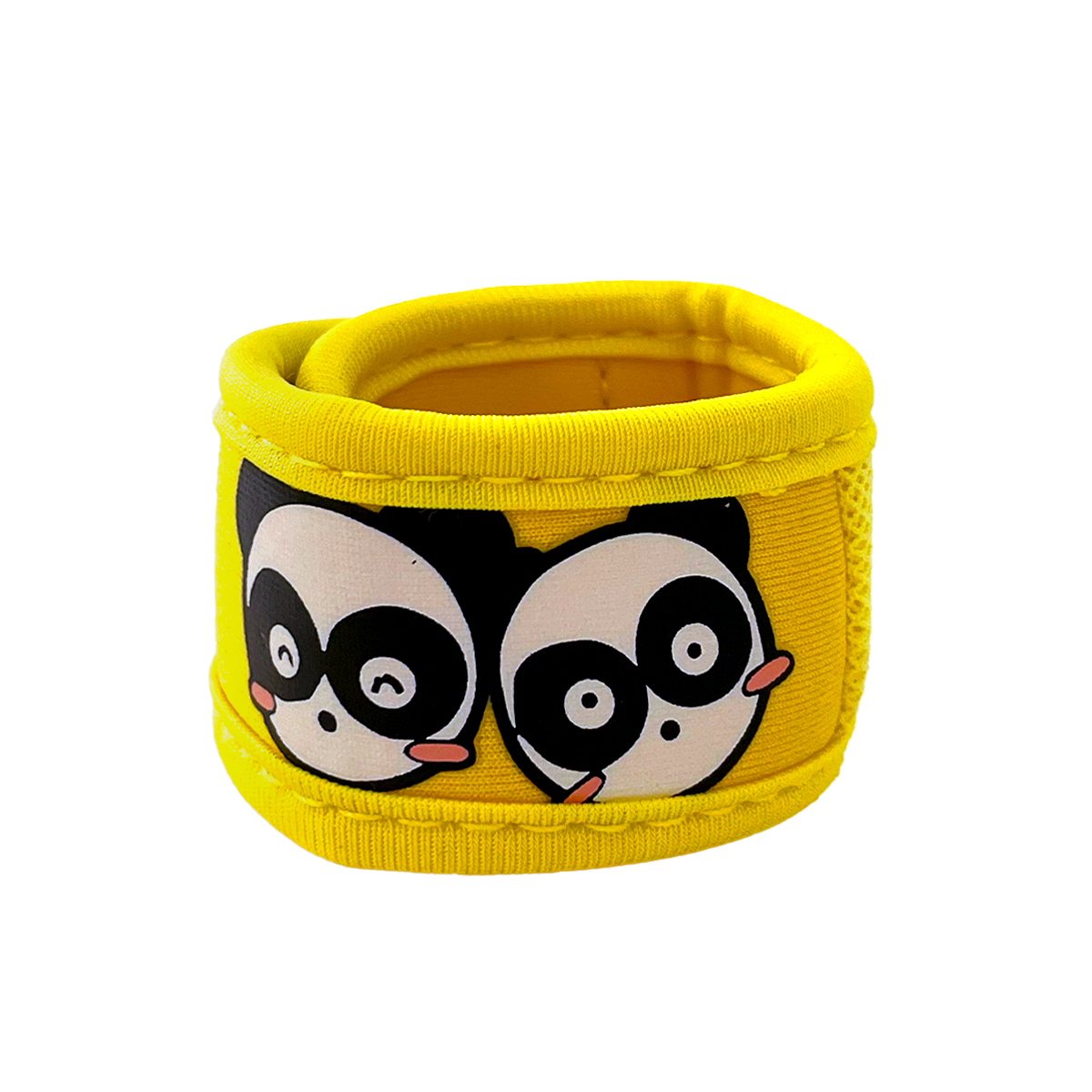 Bracelet anti moustiques rechargeable enfant jaune Omada 4 1