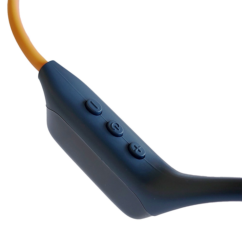 Ecouteur a conduction osseuse etanche Omada orange 2