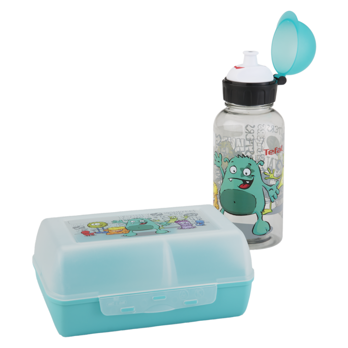 Kids Monstre water bottle and snack box Emsa 58969