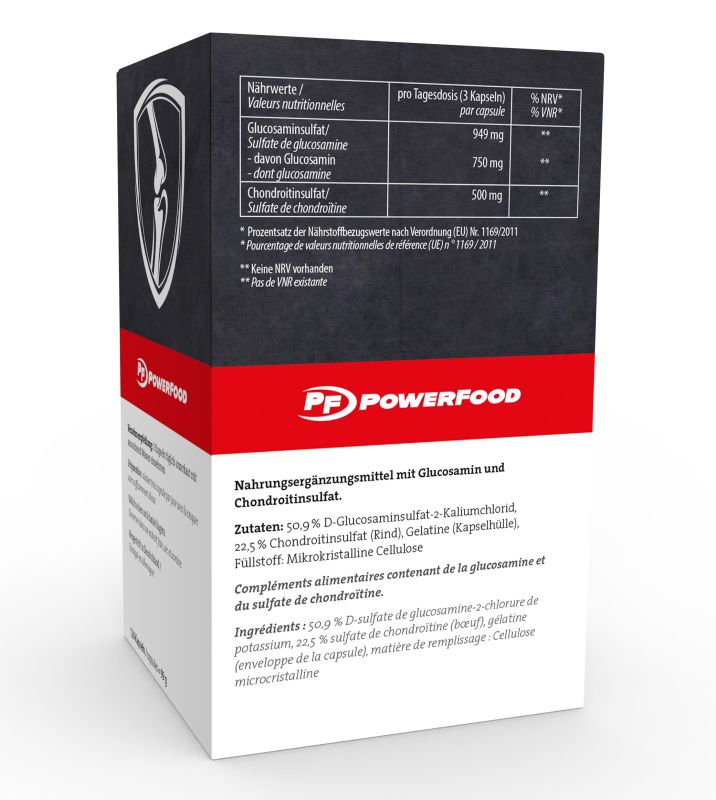 Ingredients Glucosamine Chondroitine 120caps Powerfood One 1 1