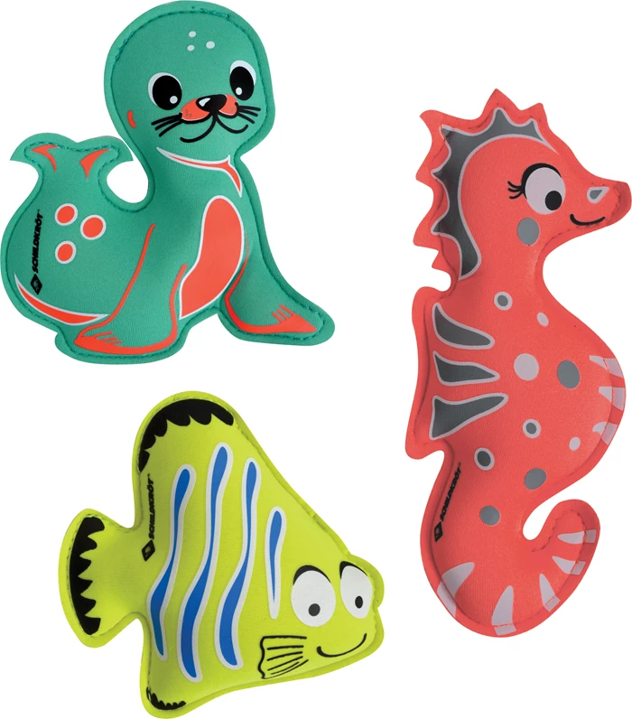Jouets animaux de ponglee en neoprene Schildkrot Lot de 3 99217 1