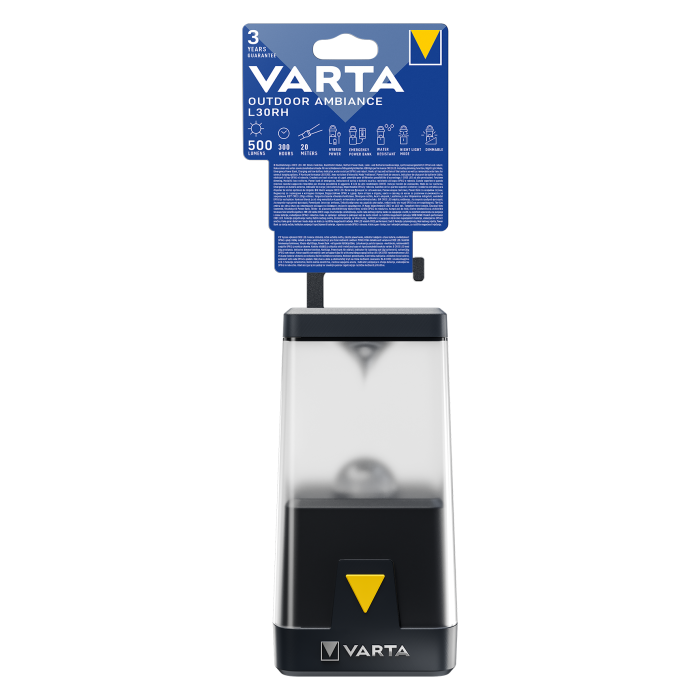 Lampe de camping L30 RH 500lm Varta 77948