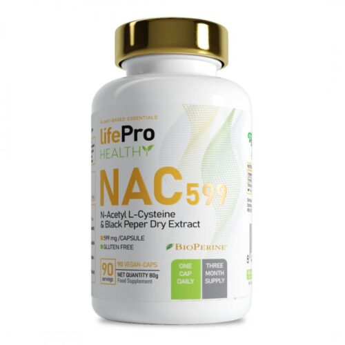 Nac 90 Vegancaps 599mg Life Pro