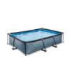 Piscine rectangulaire avec pompe a filtre EXIT Toys 39711 1
