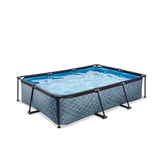 Piscine rectangulaire avec pompe a filtre EXIT Toys 39711 1