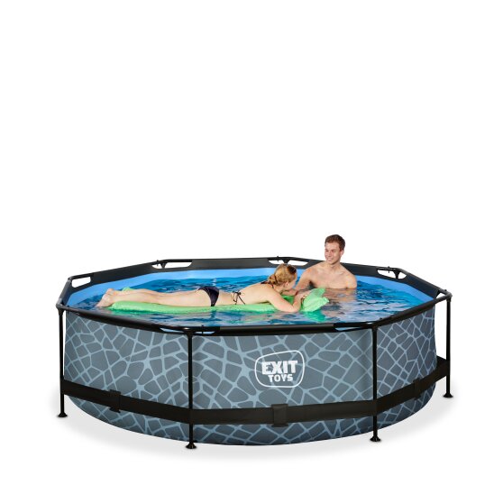 Piscine ronde avec pompe a filtre EXIT Toys 68502 1