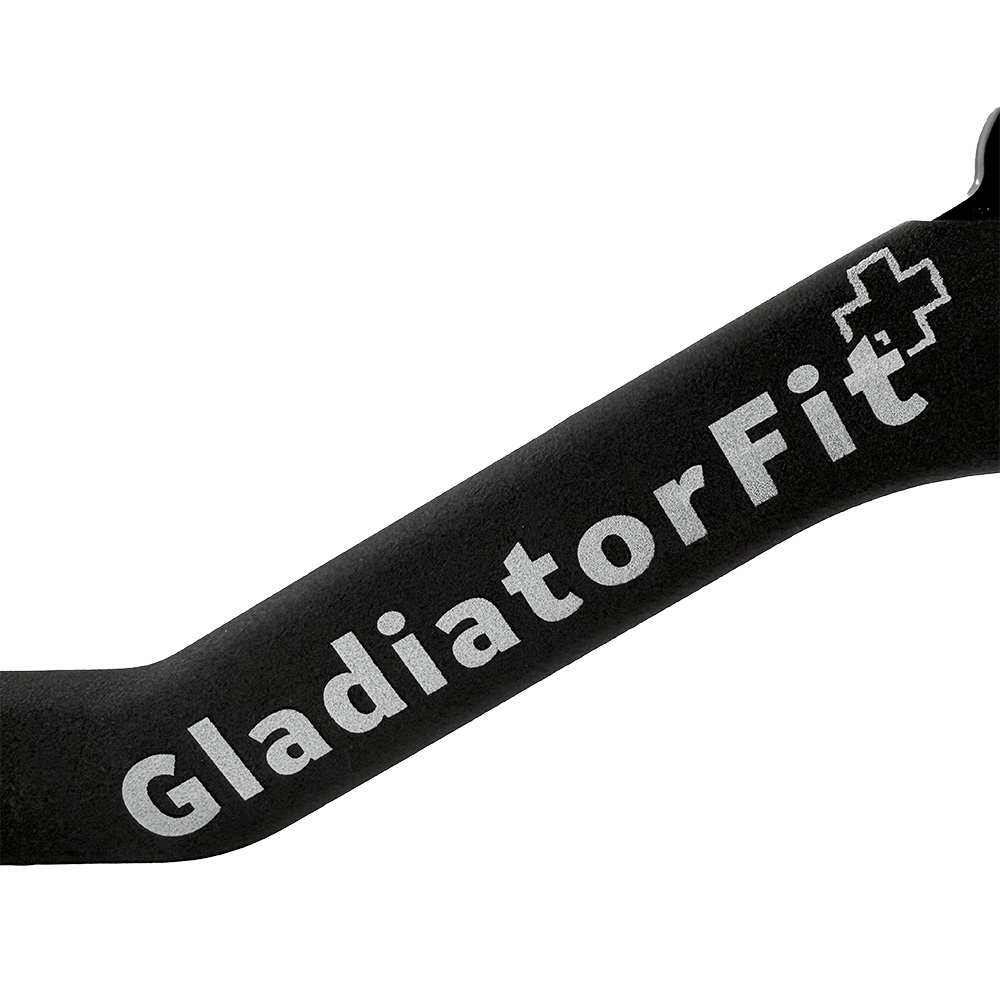 Poignee longue ergonomique en acier pour tirage a la poulie 3 1