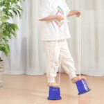 Sabots echasses gobelets antiderapants enfants 1 blue