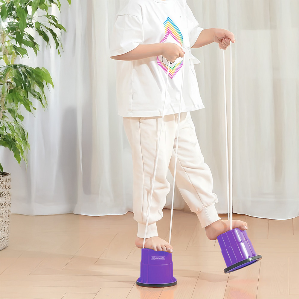 Sabots echasses gobelets antiderapants enfants 1 purple