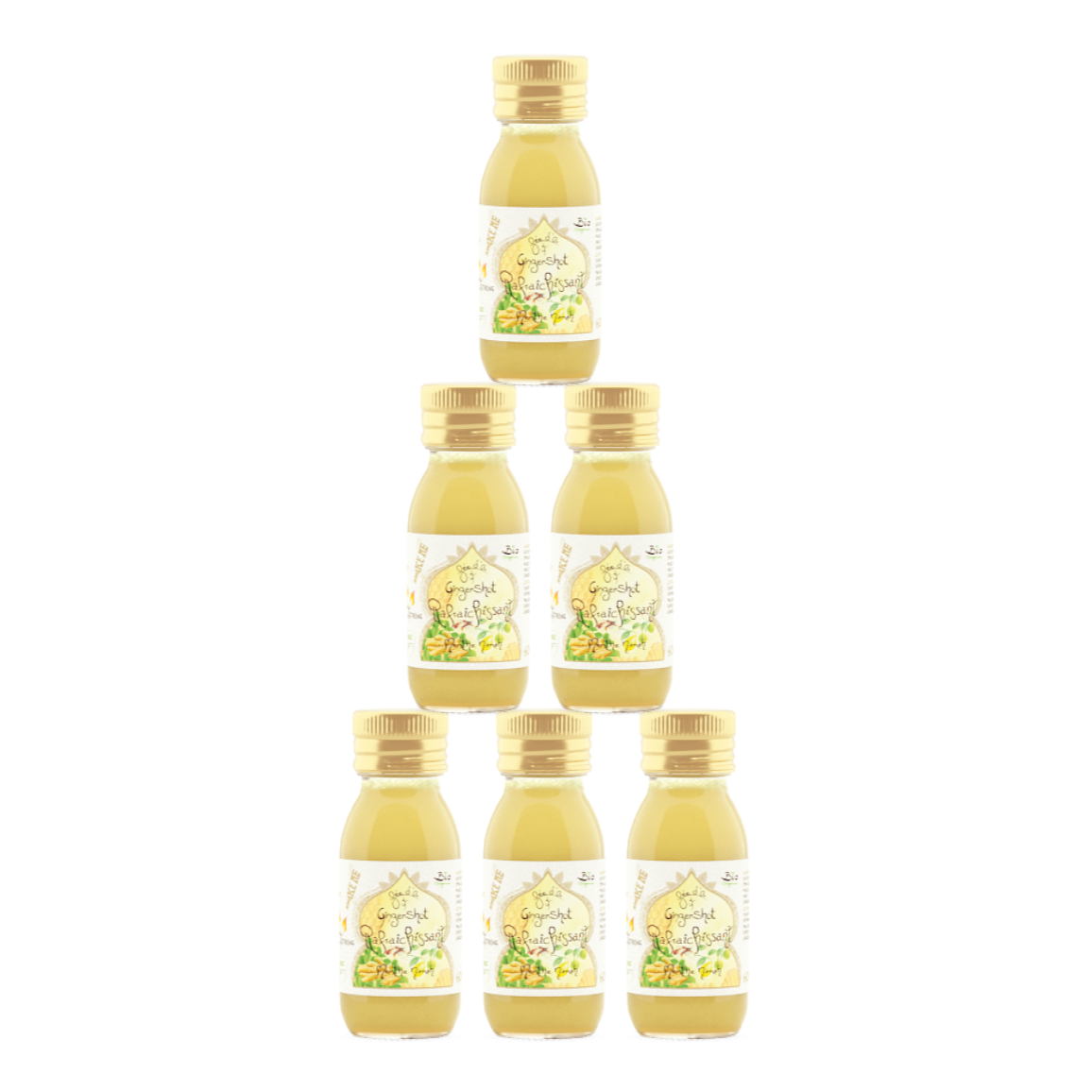 Shots de gingembre Le Rafraichissant 60ml Fee dOr Lot de 36 41823 1