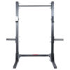 Station rack cage a squat musculation pro en acier noir 1