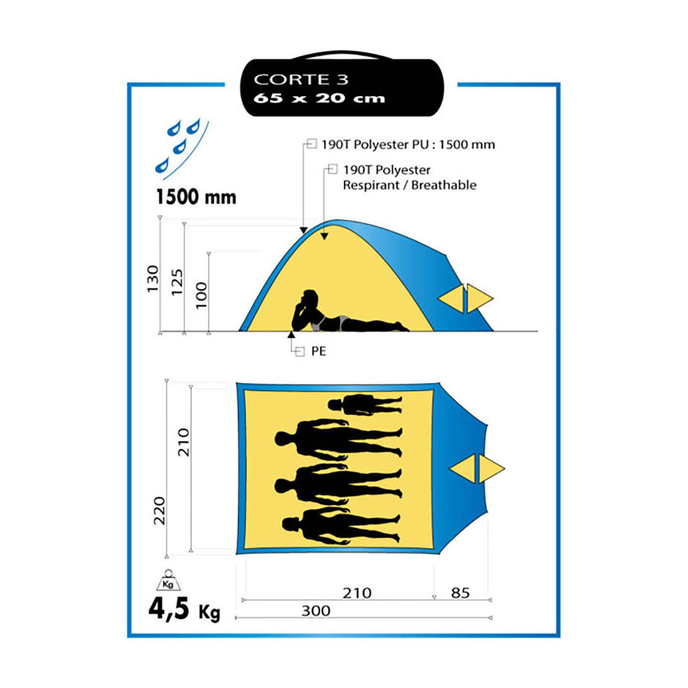 Wilsa Corte 3 tent 16795