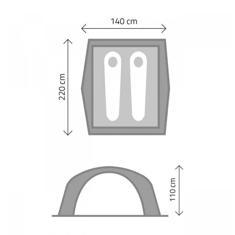 Tente Twinkle 2 personnes Yate 68850 copie 1