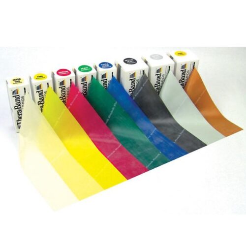 Bande d'exercice élastique sans latex 5.5m TheraBand