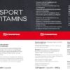 Valores nutricionales Vitaminas Deportivas 120 cáps. Powerfood One