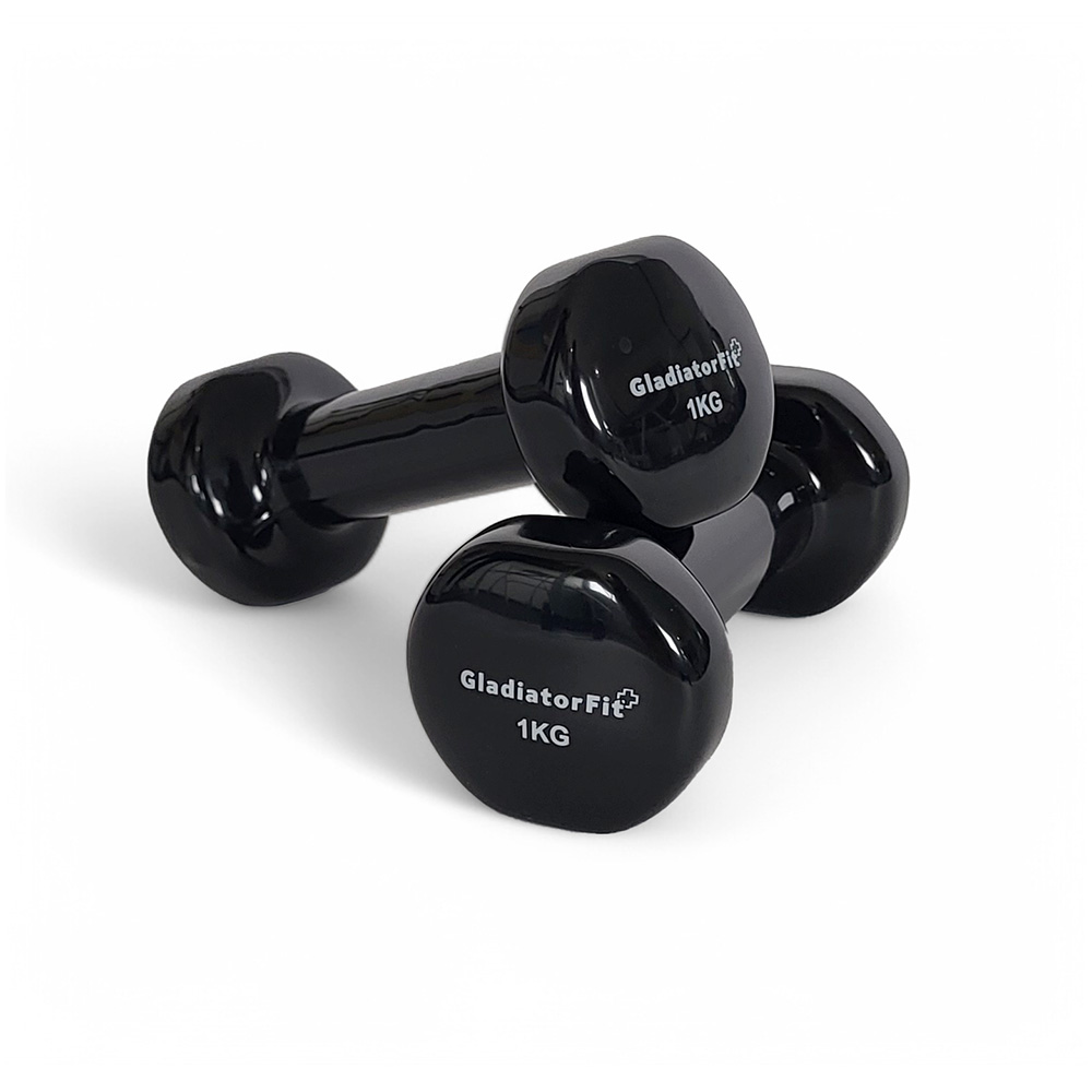 rubber dumbells 1kg 1