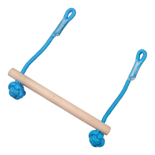 Trapèze en bois avec mousquetons Omada