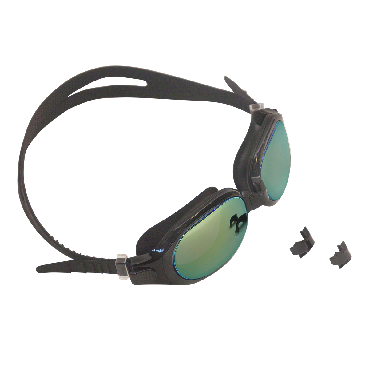 7640289253402 Lunette de natation Adulte verres larges Omada � Noir 3