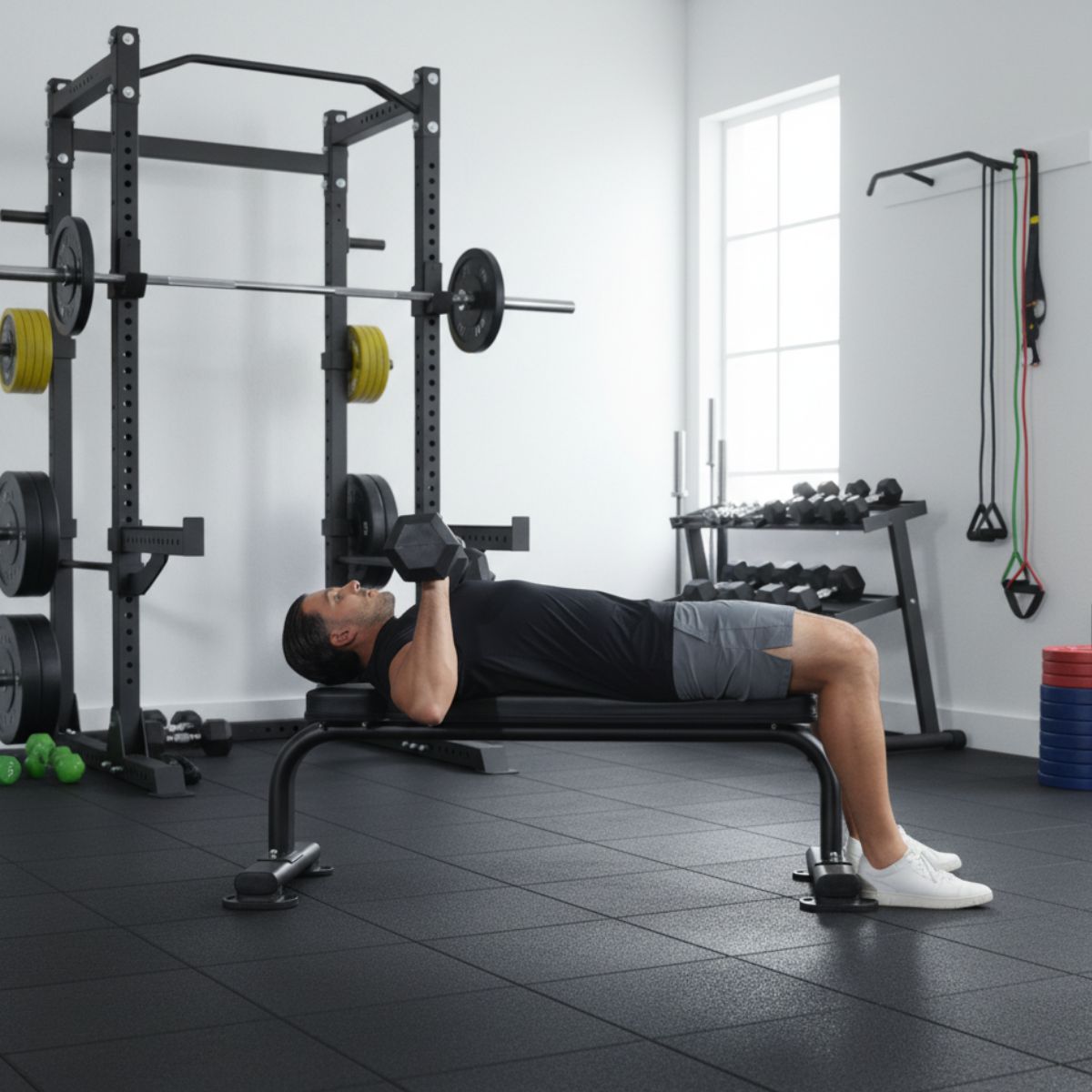 7640289254089 Panca piana professionale Titan 4 7640289254089 Banc plat professionnel 22Flat Bench22 Titan 4