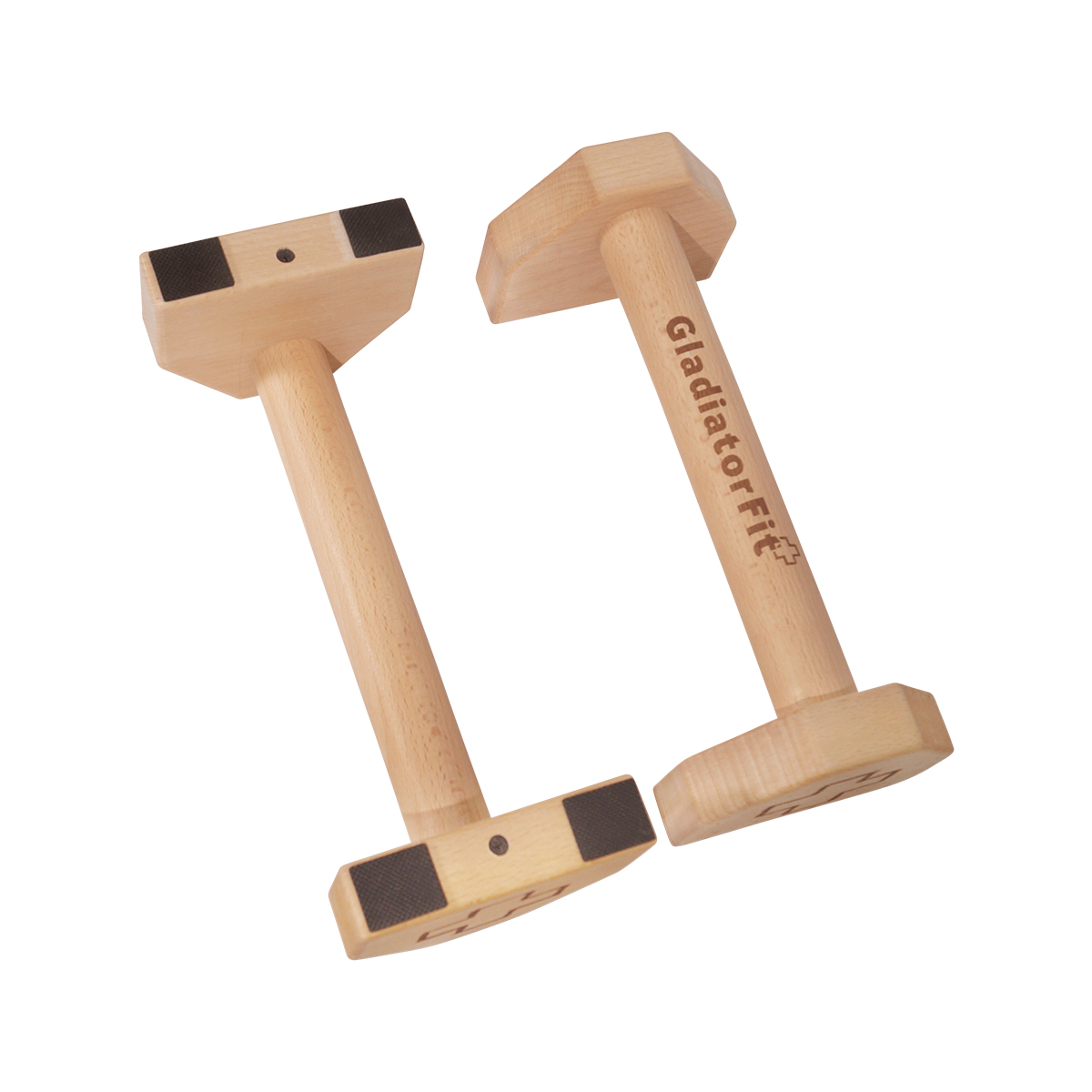 7640289255192 Parallettes en bois GladiatorFit lot de 2 3