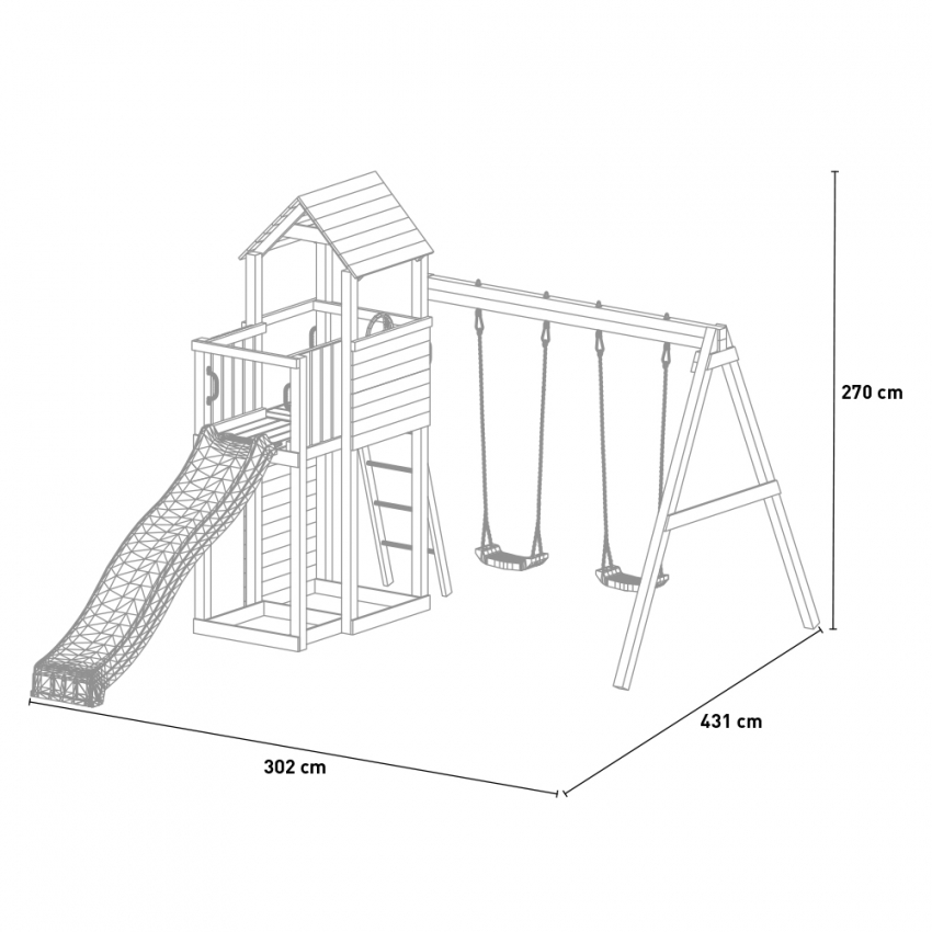 Aire de Jeux Boomer3 Fungoo 44754