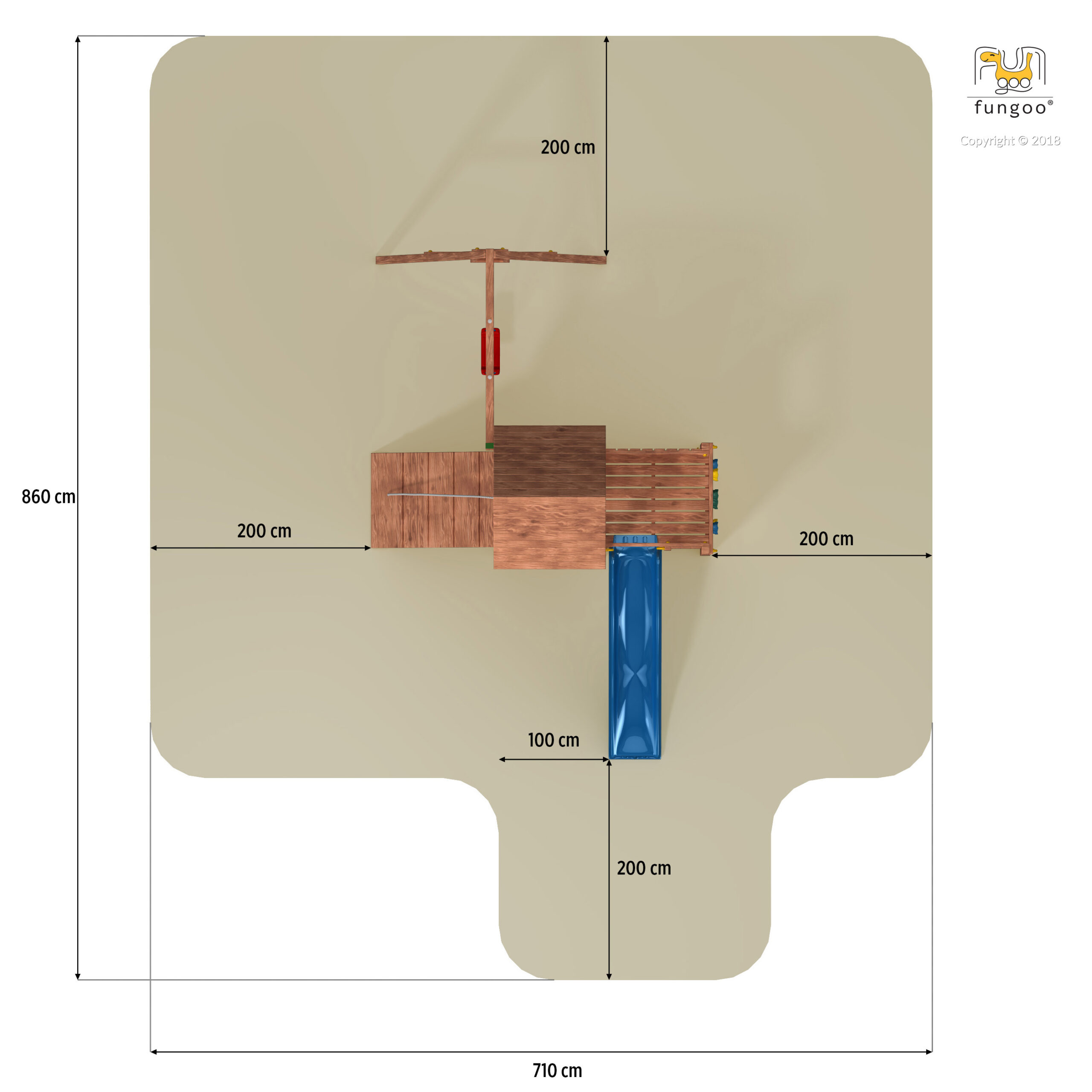 Aire de Jeux CAROL3 Fungoo 78190