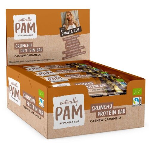 Naturally Pam Bio Crunchy Protein Riegel (Packung zu 12)