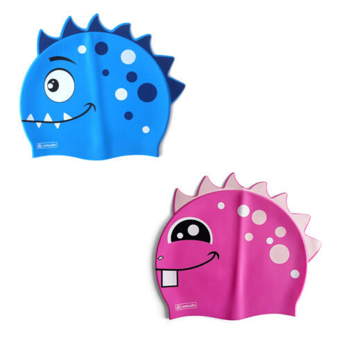 Badmuts "Dinosaurus" van silicone voor kinderen Omada