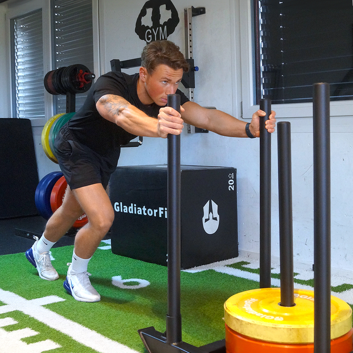 Luge Sled traineau de vitesse en acier GladiatorFit 8