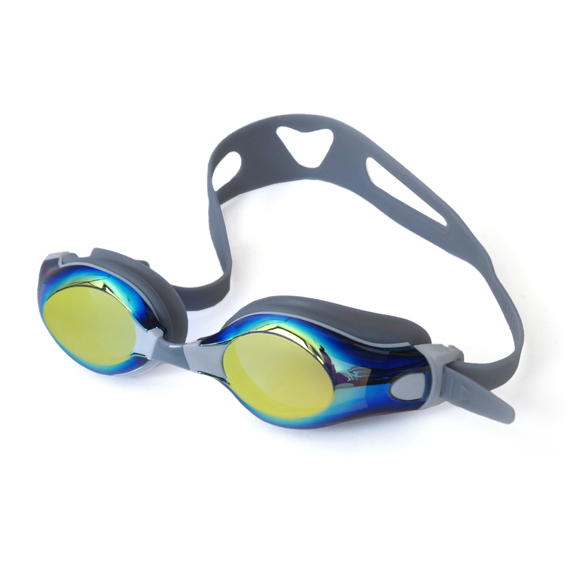 Lunettes de natation Adulte effet miroir dore Omada Gris 1