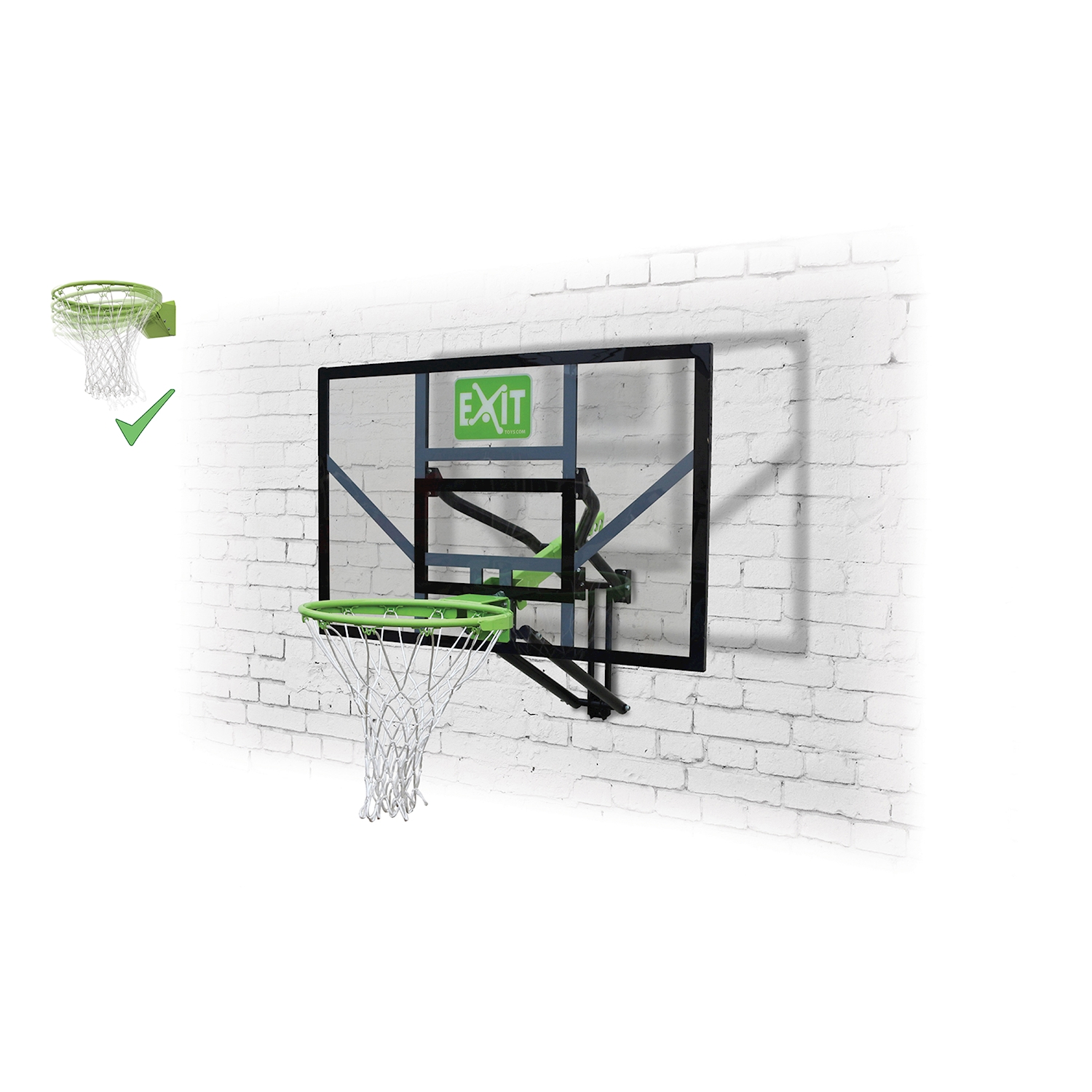 Panier de basket mural reglable Galaxy avec Dunkring Exit Toys 11218