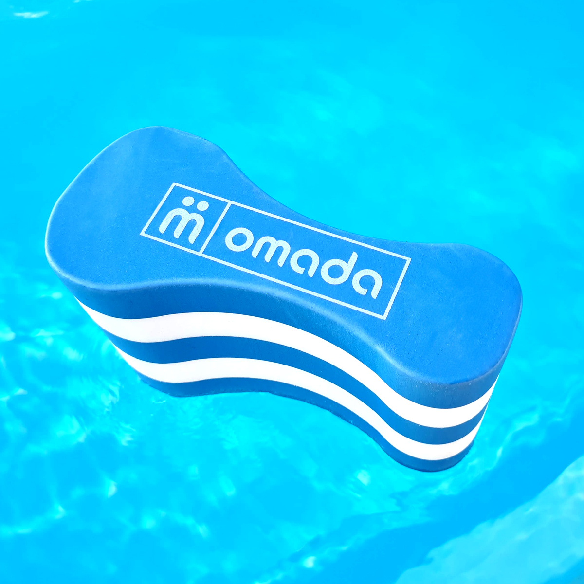 Pullbuoy de Natation Omada Bleu blanc 4