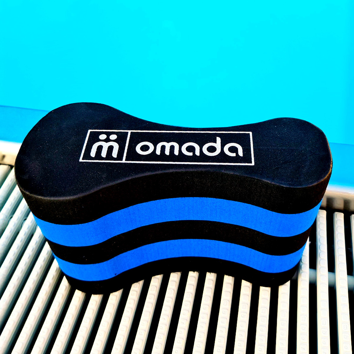 Pullbuoy de Natation Omada Noir bleu 1