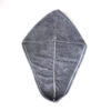 Serviette de bain microfibre pour cheveux 65x25cm Omada gris 1