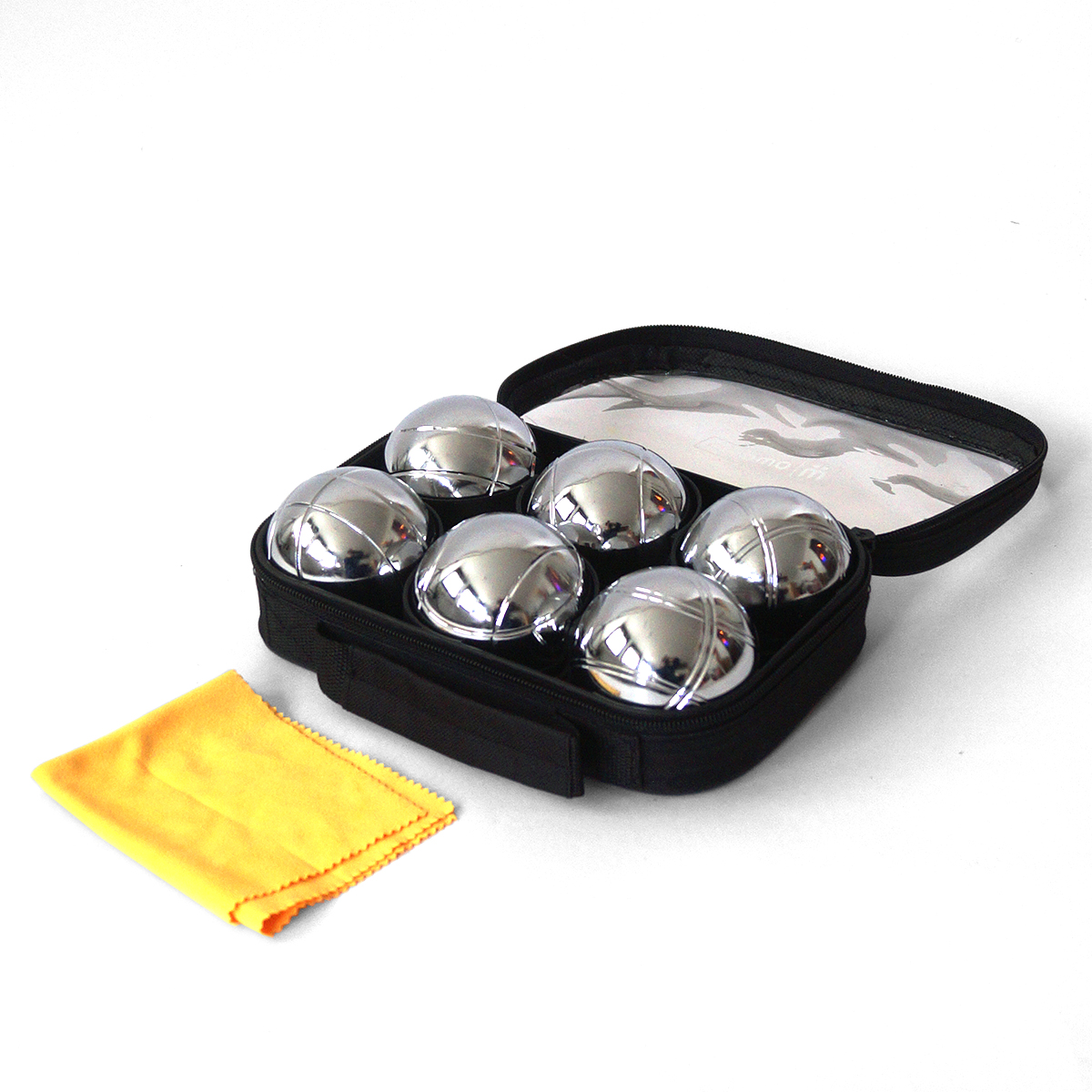 Set of 6 Omada-3 petanque balls Set de 6 boules de petanque Omada 3