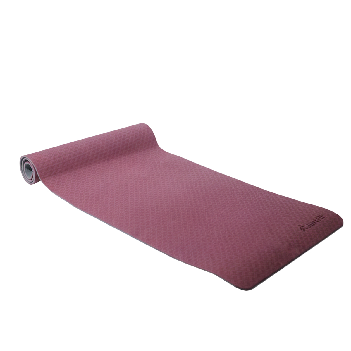 Tapis antiderapant yoga fitness 180x60x0.8cm JustFit Rouge 3