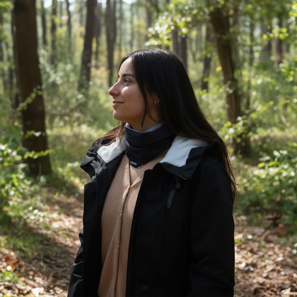 Tour de cou synthetique Omada noir 1