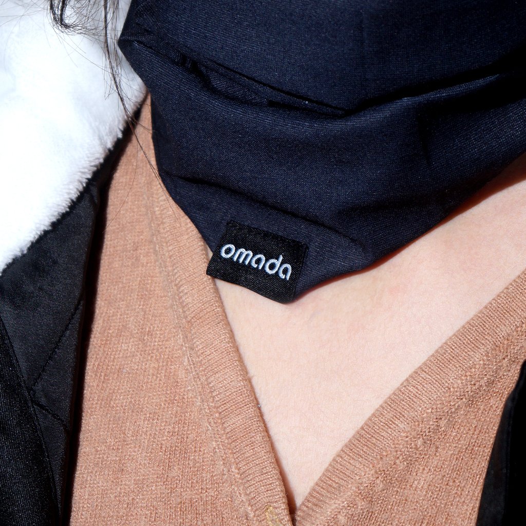 Tour de cou synthetique Omada noir 2