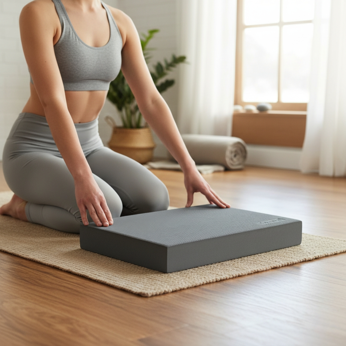 Balance Pad equilibre coussin de soutien en mousse JustFit s