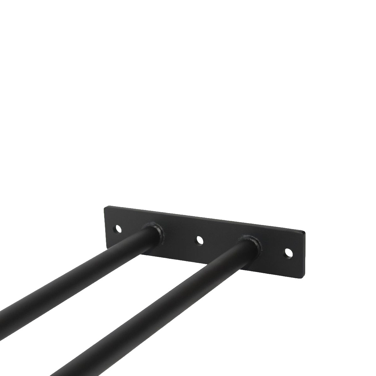 Double barre en acier pour jonction rig et rack 180cm 3