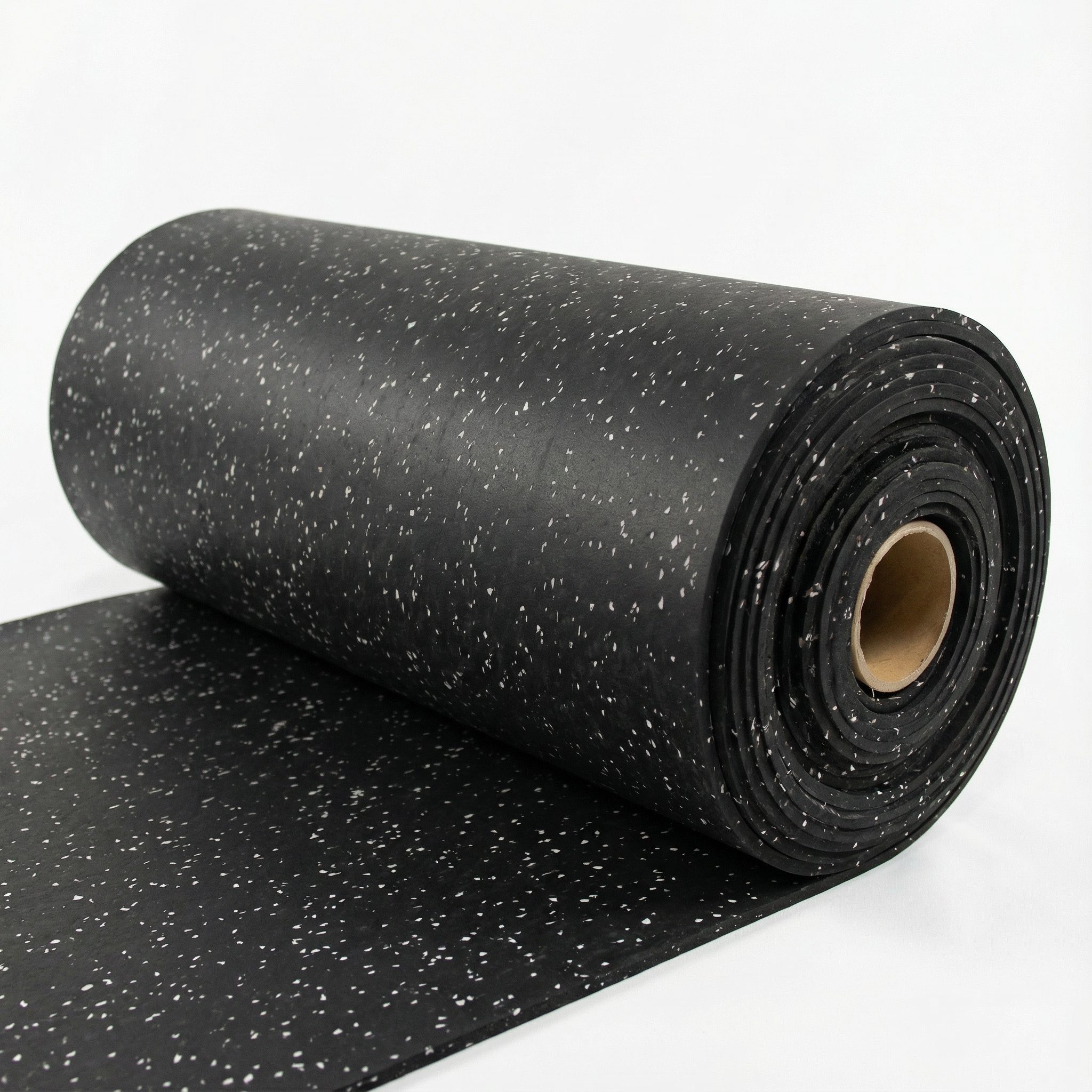 Sol en caoutchouc pour salle de sport en rouleau 10x1mx6mm GladiatorFit Gris 1