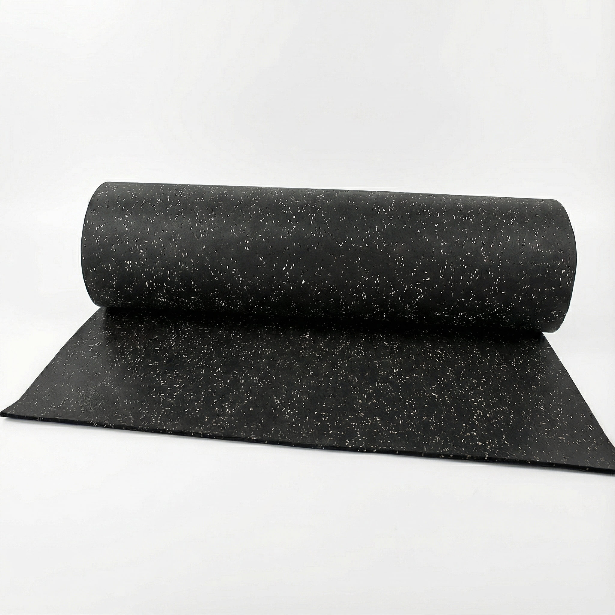 Sol en caoutchouc pour salle de sport en rouleau 10x1mx6mm GladiatorFit Gris 2