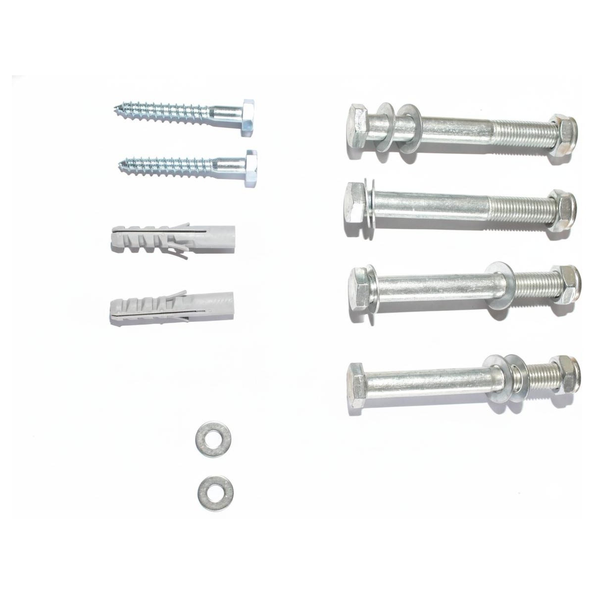 Support pied en acier pour poteau rig et rack lot de 2 1.8cm 1